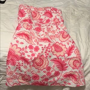 Southern tide strapless dress